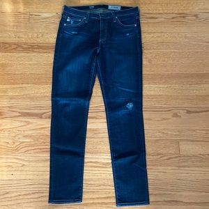 The Prima Cigarette Leg Denim Jeans, 29R, Excellent Condition, Dark Washed